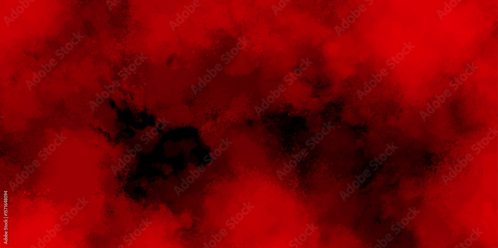 Poster abstract red and black cloud texture with smoky, diffuse edges and dark central patches. fiery nebul