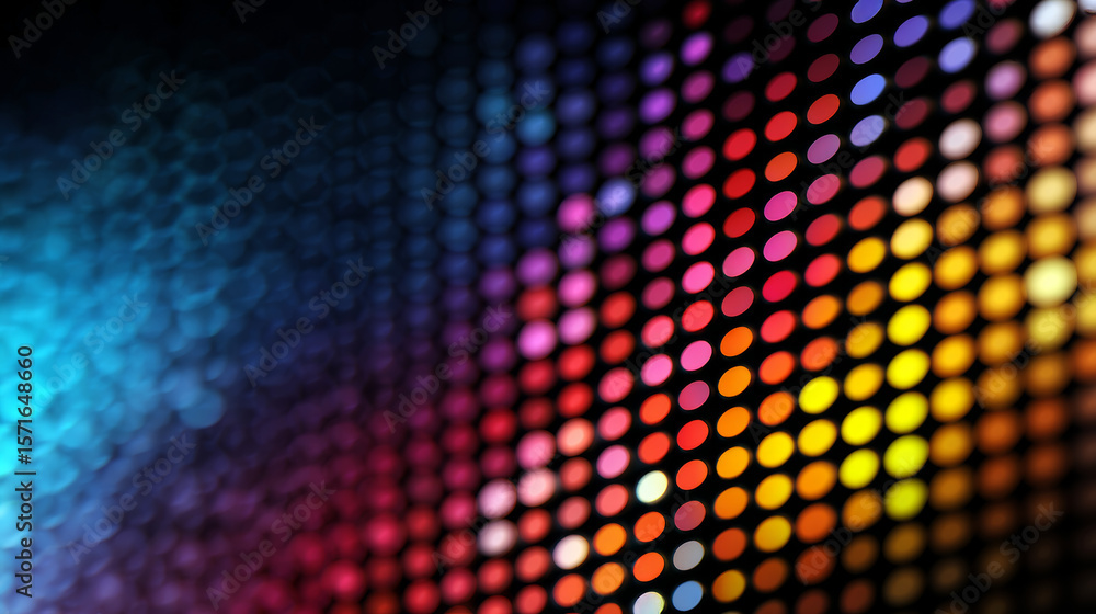 Poster digital technology background. digital data dots pattern pixel background