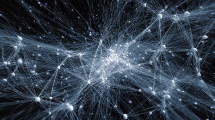 Big Data. Abstract digital futuristic wireframe vector illustration on technology background. Data mining and management concept. Hand drawn art.