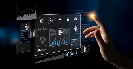Data dashboard and analytics system supports business, analytics, and data insights through...