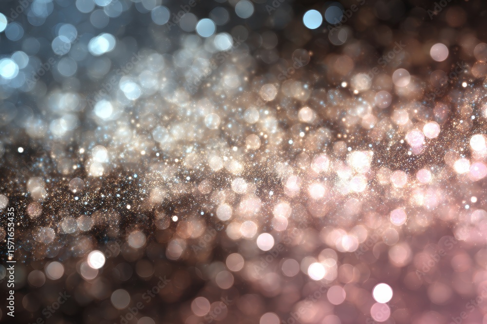 Aufkleber blurry abstract sparkling light background creating a mesmerizing atmosphere with a mix of warm and 