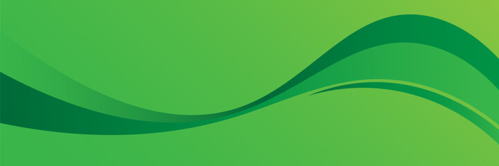 Abstract green wavy background. Vector EPS 10
