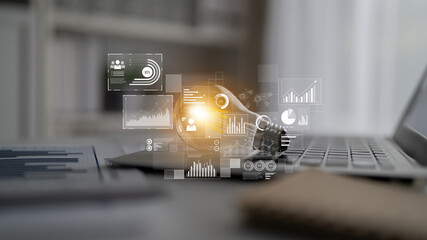 Data insights, charts, and analytics help visualize performance. Data drives strategy, analytics...