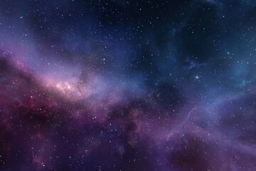 Fototapeta premium Vast expanse of infinite space filled with stars and cosmic dust illuminating the dark universe around it