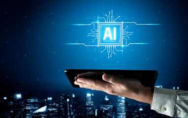 AI assistant with LLM, big data, machine learning, and generative AI powers prompt engineering and...