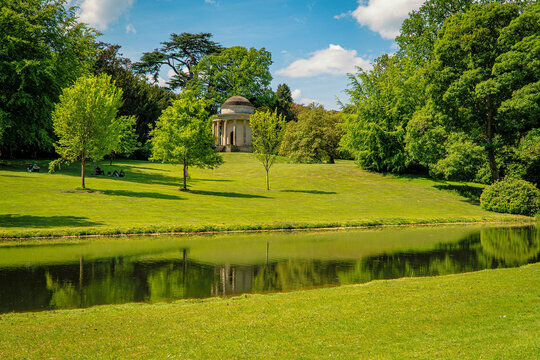 Traditional Britis castle park 