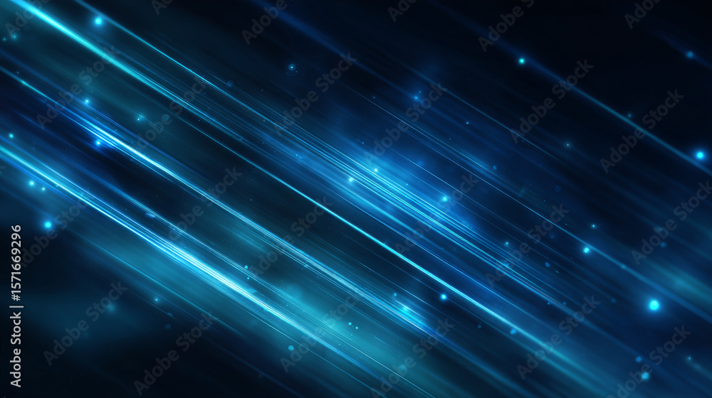 Poster blue gradient abstract texture background glowing light rays lines futuristic cg