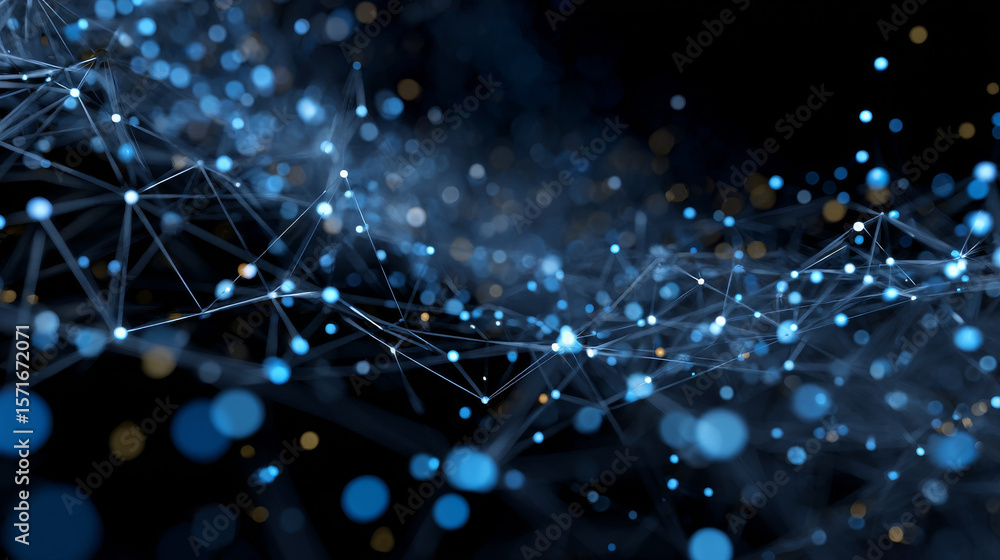 Poster abstract technology background with big data. internet connection, abstract sense of science and tec