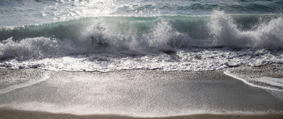sea waves abstract background