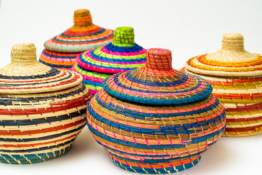 Cofres en paja de Iraca