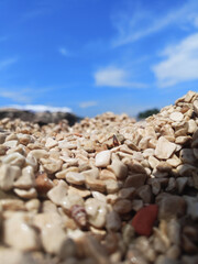 stones on the beach
