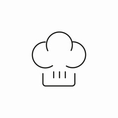 chef hat cooking icon sign vector