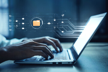 Digital folder systems enhance file organization, secure cloud access, and structured document...