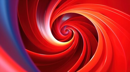 Red swirling liquid energy pattern with a heart-like fractal design