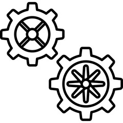 Obraz premium Gear Icon