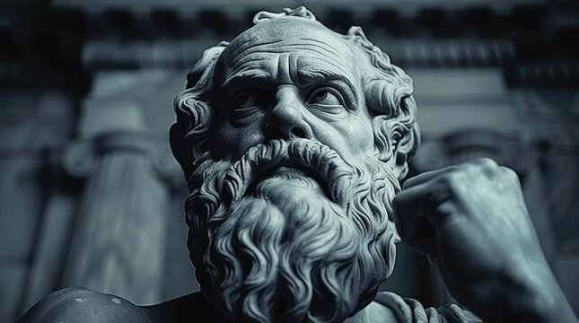 Historical Character made with AI, from ancient Greece his name was Socrates	