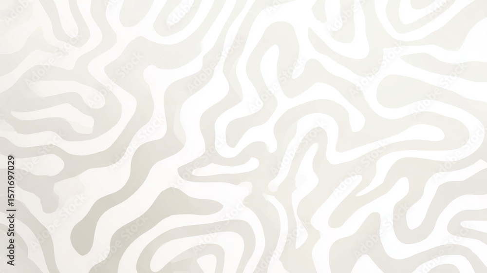 Poster white background with abstract design