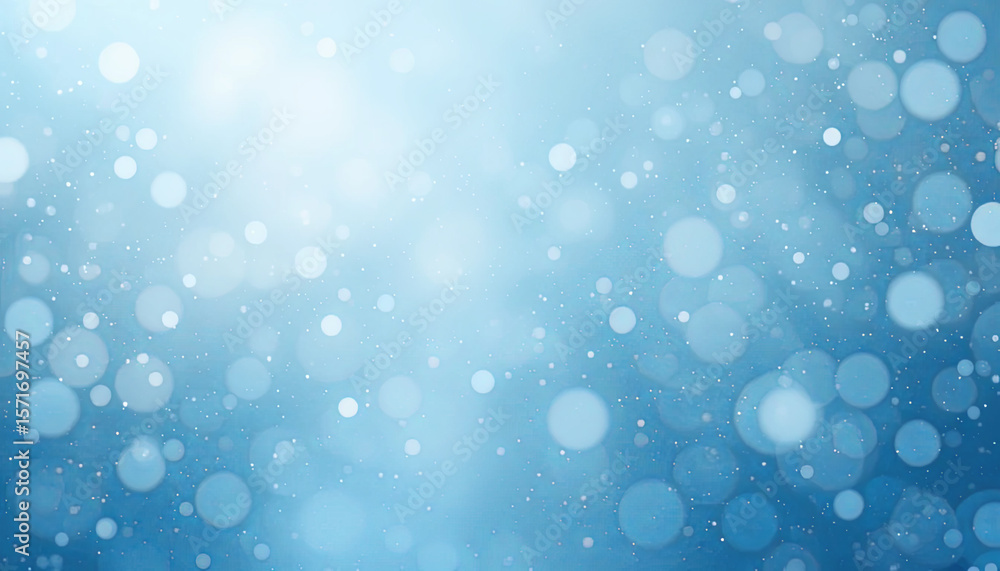 Poster a serene blue backdrop filled with soft bokeh lights enhances the calmness of the setting. the gentl