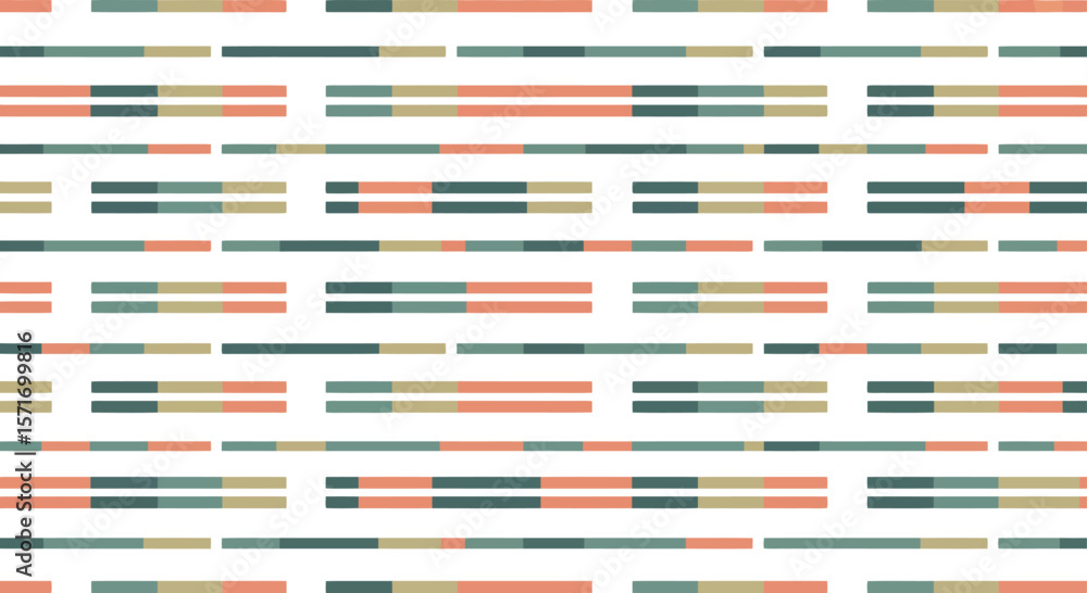Aufkleber abstract pattern of horizontal lines in various colors on a light background