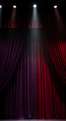 "Velvet Echoes: A Curtain of Secrets and Spotlight Dreams"