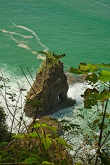 view to the ocean at Punta Catedral trail in the Manuel Antonio National Park in Costa Rica