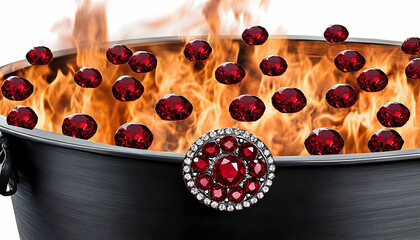 Jewels in a fiery cauldron
