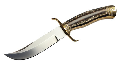  hunting knife isolated on white background , transparent png 