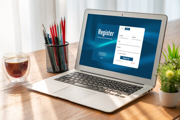 Online registration form for modish form filling on the internet website