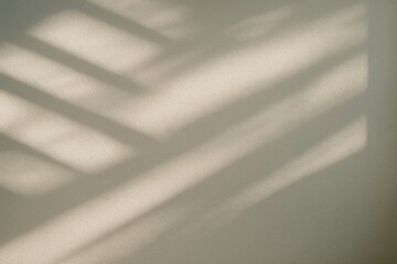 Abstract Sunlight and Shadow on Wall
