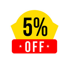 5% off, grab today, shop png