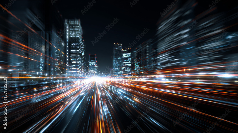 Poster big data technology lines. digital data flow vector background. 5g wireless data transmission. high 