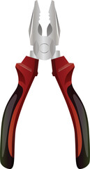 plier mechanic tool realistic style