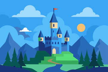 Fantasy Landscape With Castle