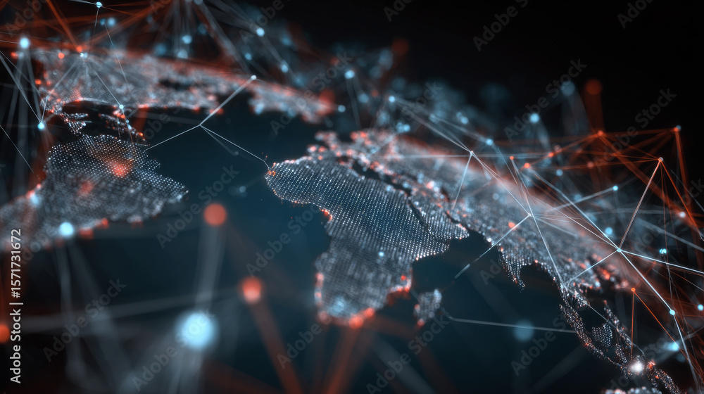 Poster hi-tech digital technology futuristic circuit digital. abstract futuristic design. ai, artificial in