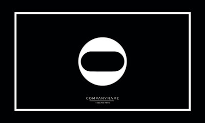 Alphabet letters O or OO logo monogram