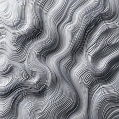Obraz premium Abstract Metallic Silver Flowing Lines Texture Decorative Design Background