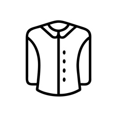 Vector illustration of a shirt in a minimalist style with copy space