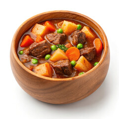beef stew with vegetables in a bowl