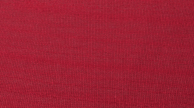 Close-up of a red fabric background