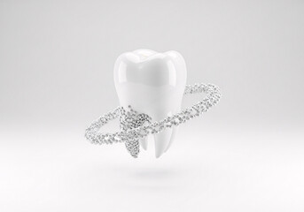 A Tooth Protection and Enamel Strengthening Dental Health Concept