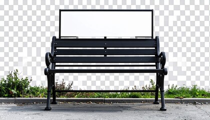 bench isolated on white