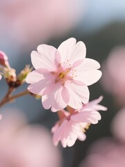Japanese cherry blossom portrait 