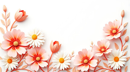 Naklejka premium Elegant Watercolor Floral Bouquet with Pink Roses and Leaves