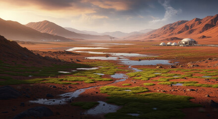 Mars Terraforming in Progress