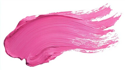 Pink paint brush stroke smear