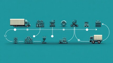 Supply chain infographic