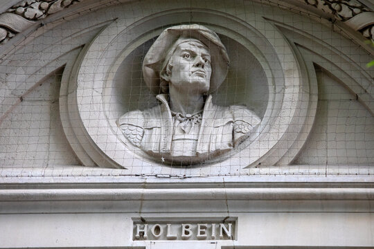 Holbein Sculpture at the National Portrait Gallery in London, UK