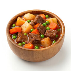 beef stew with vegetables in a bowl
