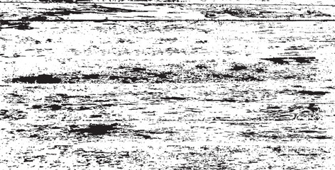 Obraz premium Monochrome texture composed of irregular graphic elements. Distressed uneven grunge background. Abstract vector illustration. Overlay for interesting effect and depth. Isolated on white background.