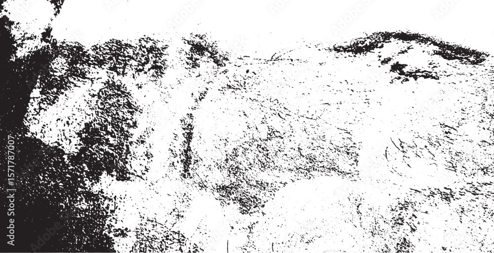 Poster monochrome texture composed of irregular graphic elements. distressed uneven grunge background. abst
